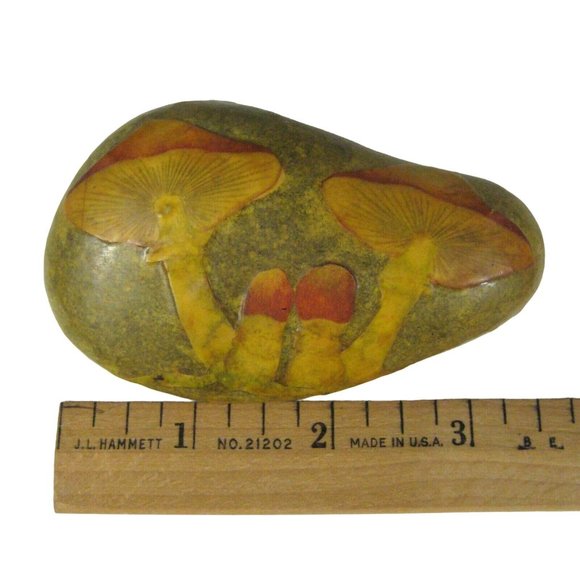 Apropos Home Mizner Mushroom Design Stone Paperweight Palm Beach  3.5 inches - Picture 6 of 8